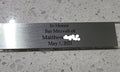 Brand New Clear Arcylic stand with Personalized Name plate for any torah yad pointer.